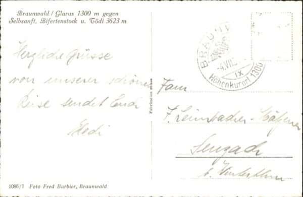Braunwald GL Braunwald Glarus Selnsanft Bifertenstoc – Bild 2