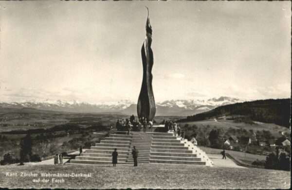 Zuerich ehrmänner Denkmal auf der Forch *
