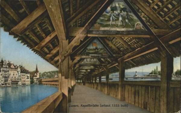 Luzern LU Luzern Kapellbrücke