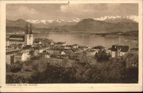 Luzern LU Luzern Kirche Alpen