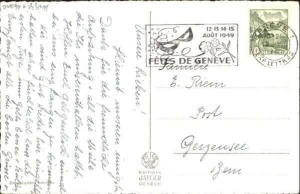 Genf GE Genf Hafen Mont Blanc – Bild 2