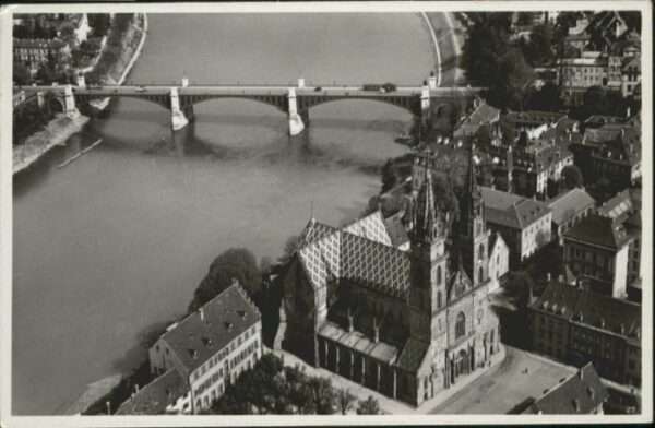 Basel BS Basel Fliegeraufnahme Münster Wettstein