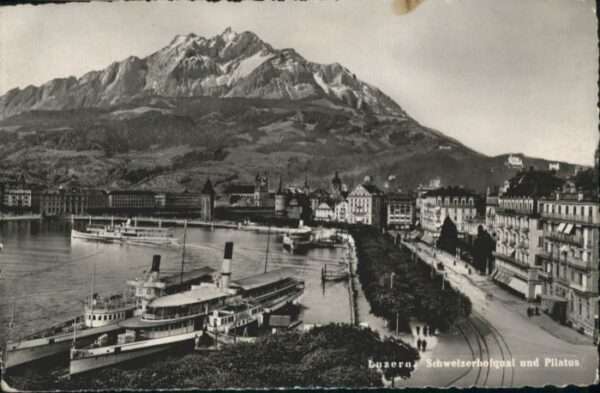 Luzern LU Luzern Schweizerhofquai Pilatus Schiff