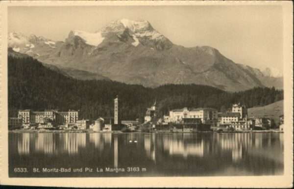 St Moritz GR St_Moritz Piz La Margna