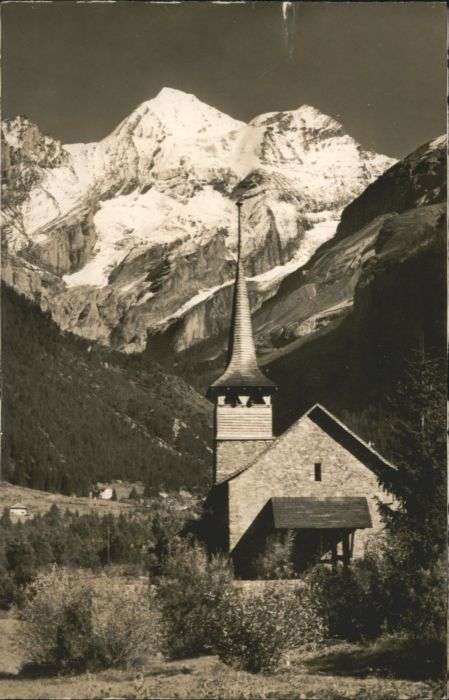 Kandersteg BE Kandersteg Kapelle Blümlisalp