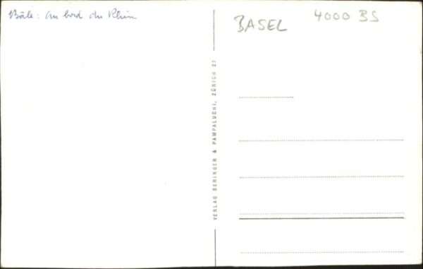 Basel BS Basel [Handschriftlich] Boot – Bild 2