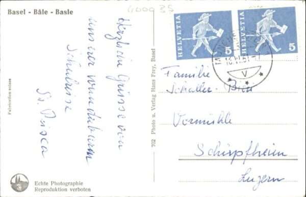 Basel BS Basel Martins Kirche  Mittlere Rheinbrü – Bild 2