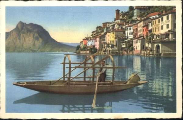 Gandria Lago di Lugano Gandria Schiff