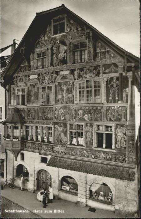 Schaffhausen SH Schaffhausen Haus zum Ritter