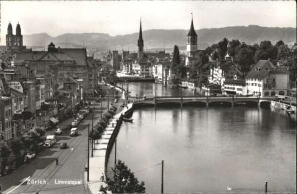 Zuerich immaquai Brücke Kirche  *