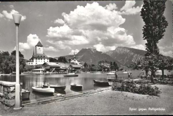 Spiez BE Spiez Ralligstöcke Boot