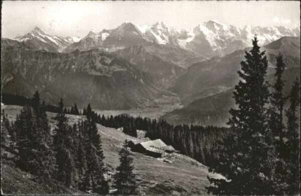 Beatenberg Schreckhorn Finsteraarhorn Eiger Mönch