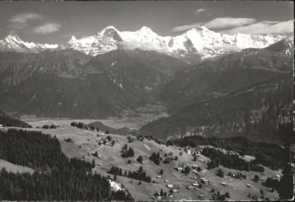 Beatenberg Waldegg Schreckhorn Finsteraarhorn Eige