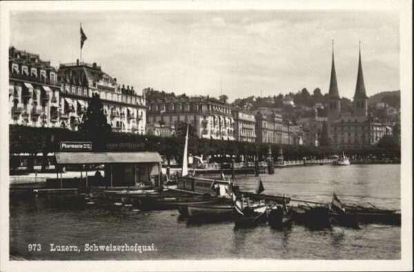 Luzern LU Luzern Schweizerhofquai Schiff