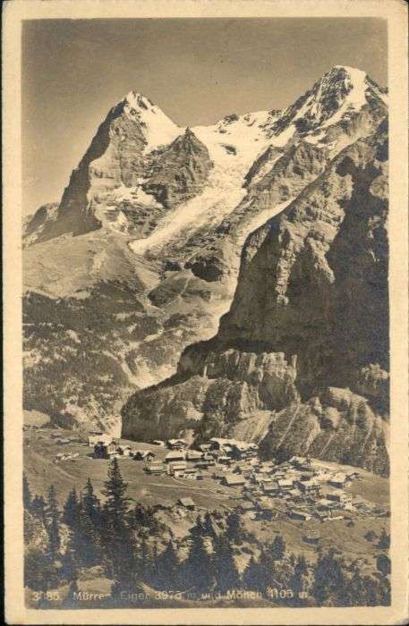 Muerren BE Mürren Eiger Mönch x