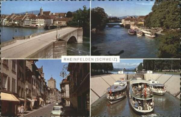Rheinfelden AG Rheinfelden Brücke Schiff