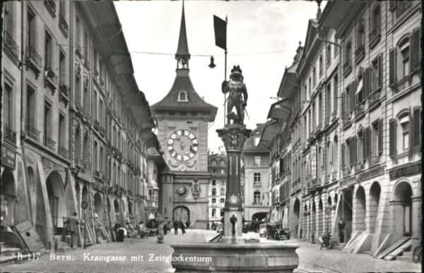 Bern BE Bern Kramgasse Zeitglockenturm