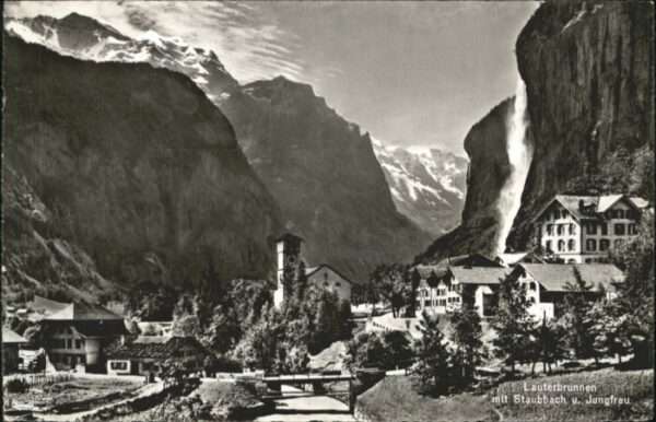 Lauterbrunnen BE Lauterbrunnen Staubbach Jungfrau Kirche