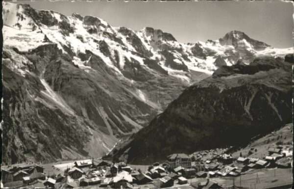 Muerren BE Mürren Mittaghorn Grosshorn Breithorn