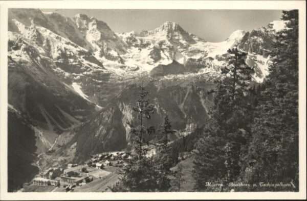 Muerren BE Mürren Breithorn Tschingelhorn
