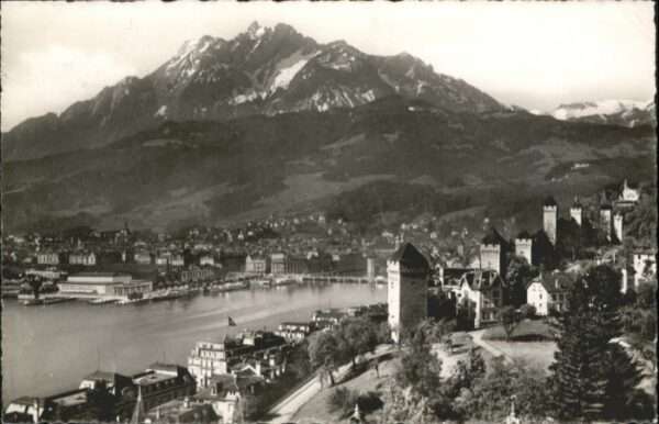 Luzern LU Luzern Museggtürme Pilatus