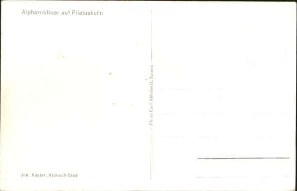 Pilatus Alphornbläser – Bild 2
