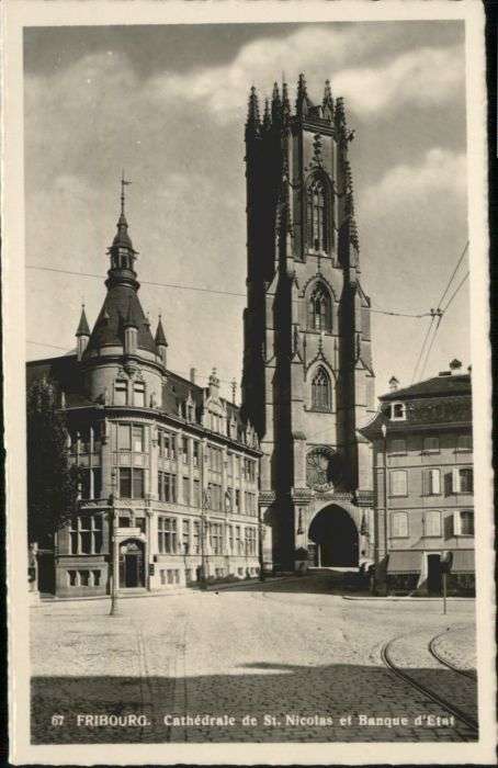 Fribourg FR Fribourg Kathedrale St Nicolas