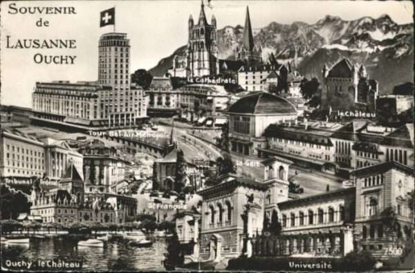 Lausanne VD Lausanne Kathedrale Universität Schloss