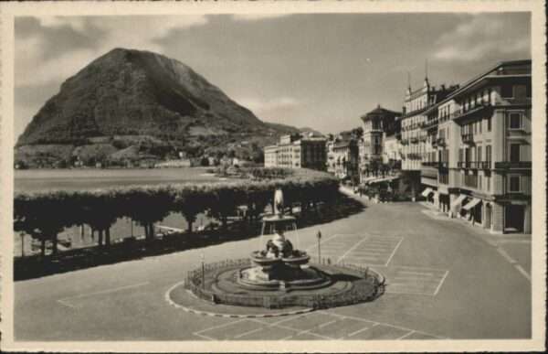 Lugano TI Lugano Monte San Salvatore Brunnen