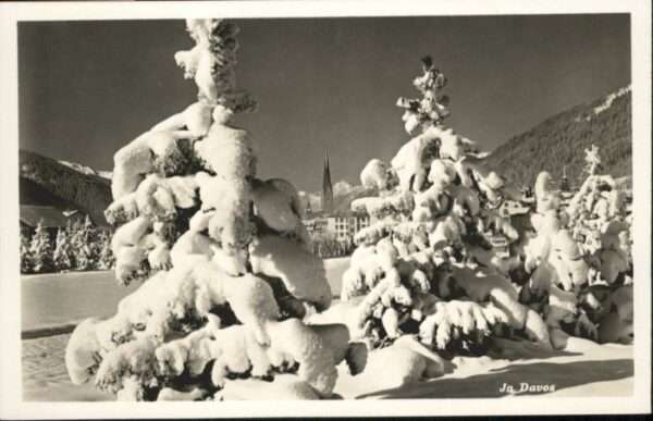 Davos GR Davos Winter Kirche