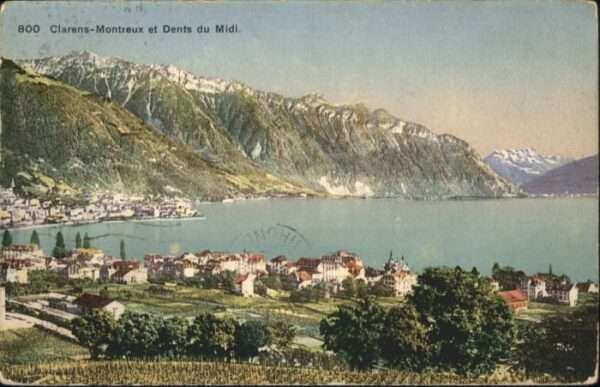 Clarens VD Clarens Montreux Dents du Midi