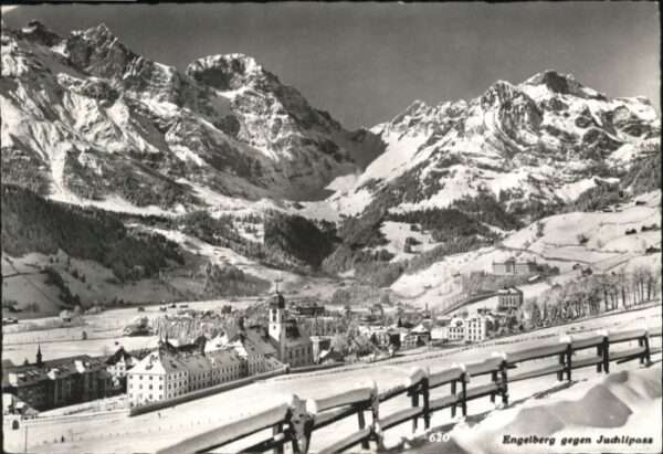 Engelberg OW Engelberg Juchlipass Winter Kloster