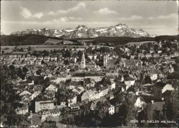 St Gallen SG St_Gallen Säntis