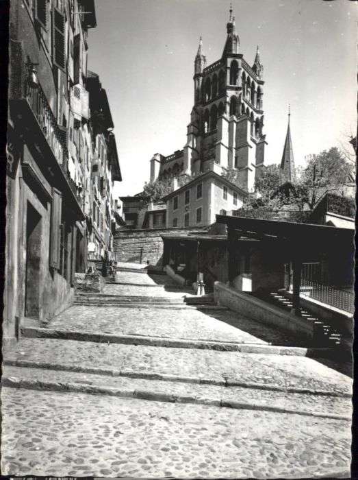 Lausanne VD Lausanne Kathedrale