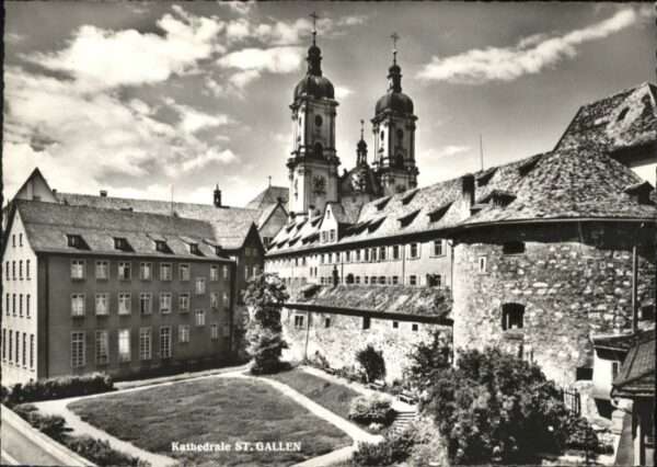 St Gallen SG St_Gallen Kathedrale Rundturm