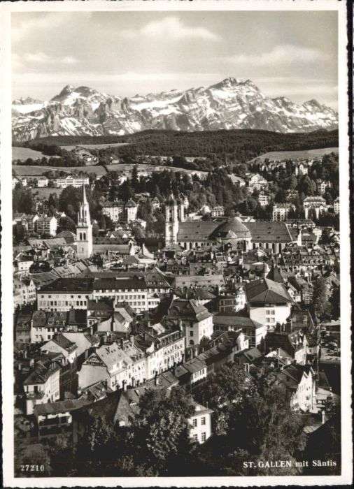St Gallen SG St_Gallen Säntis