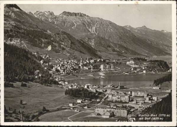 St Moritz GR St_Moritz Dorf Bad