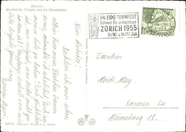 Zuerich rücke Uotquai Glarneralpen Fliegeraufna – Bild 2
