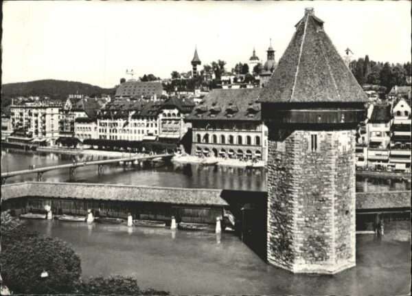 Luzern LU Luzern Reuss Kapellbrücke
