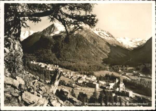 Pontresina Piz Palü Roseggletscher