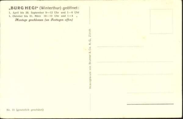 Winterthur Burg Hegi Gothische Turmstube – Bild 2