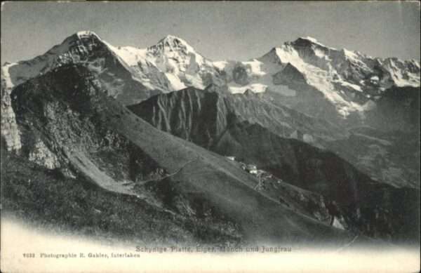 Schynige Platte Eiger Mönch Jungfrau