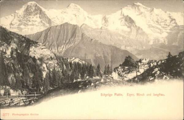 Schynige Platte Eiger Mönch Jungfrau