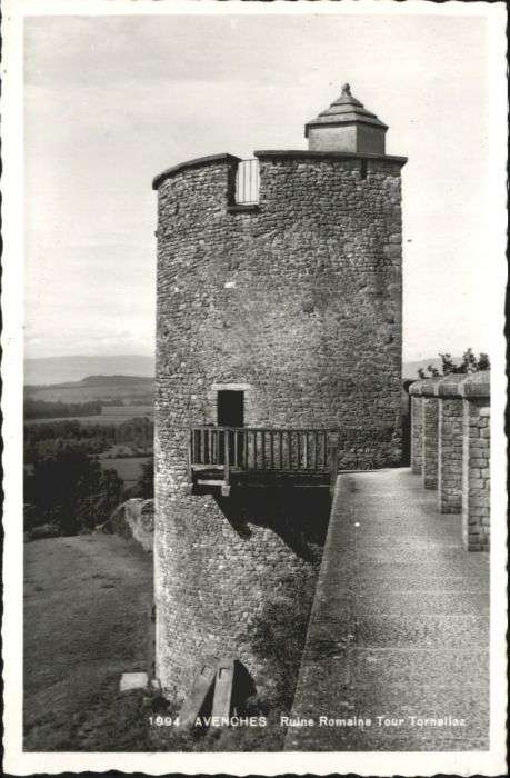 Avenches Ruine Romaine Tour Tornallaz