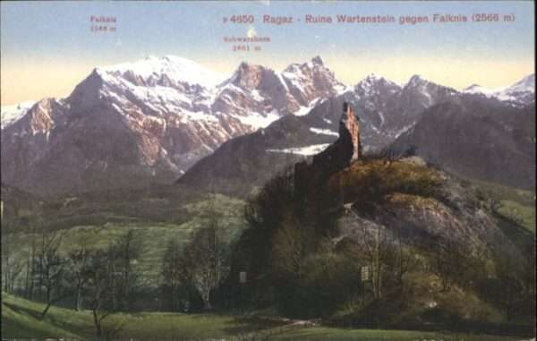Bad Ragaz Ragatz Bad_Ragaz Ruine Wartenstein Falknisc Sc
