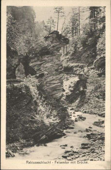 Rabius Schlucht Brücke