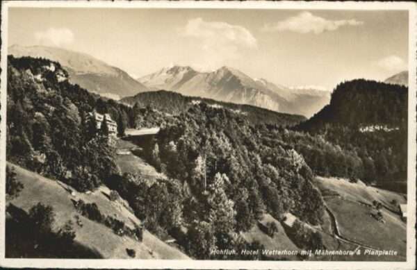 Hasliberg Hohfluh Hotel Wetterhorn Mährenhorn Planplatte