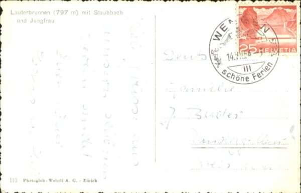 Lauterbrunnen BE Lauterbrunnen Staubbach Jungfrau – Bild 2