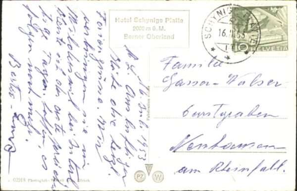Schynige Platte Berghotel Zug – Bild 2