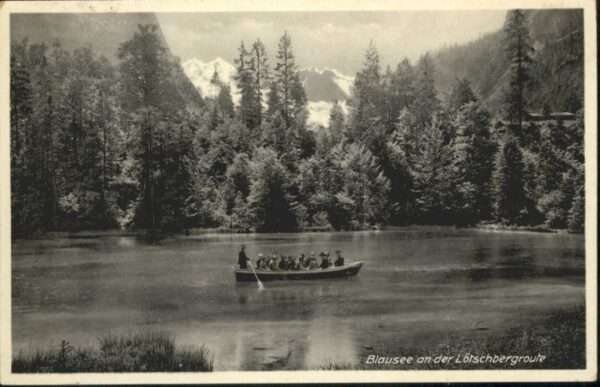 Blausee-Mitholz Lötschbergroute Schiff